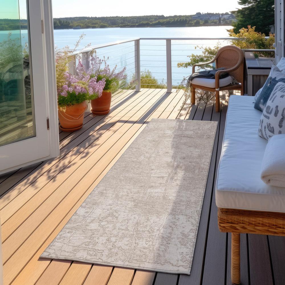 Chantille ACN559 Ivory 2'3" x 7'6" Rug. Picture 7