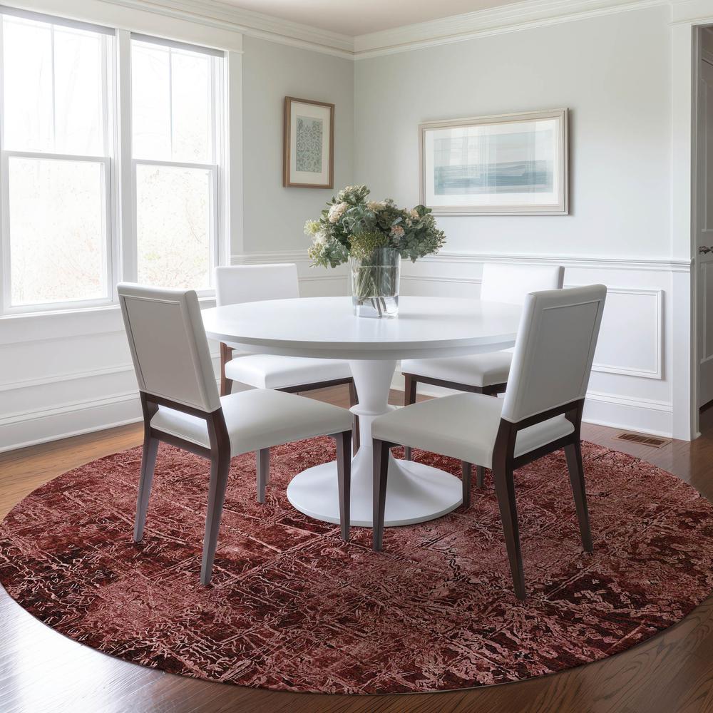 Chantille ACN559 Red 8' x 8' Rug. Picture 6