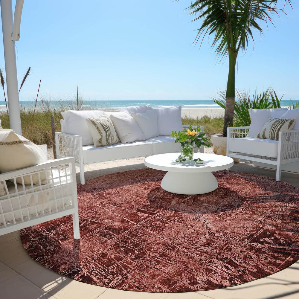 Chantille ACN559 Red 8' x 8' Rug. Picture 7