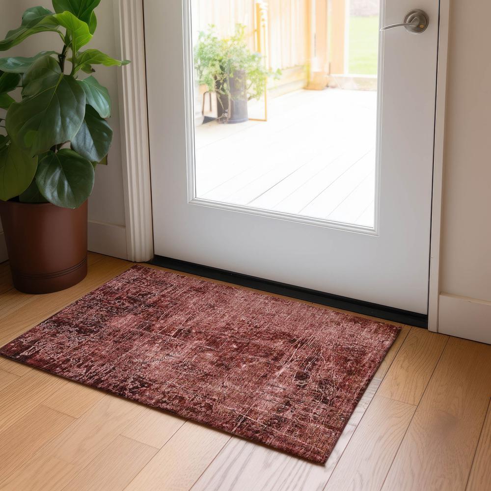 Chantille ACN559 Red 1'8" x 2'6" Rug. Picture 6