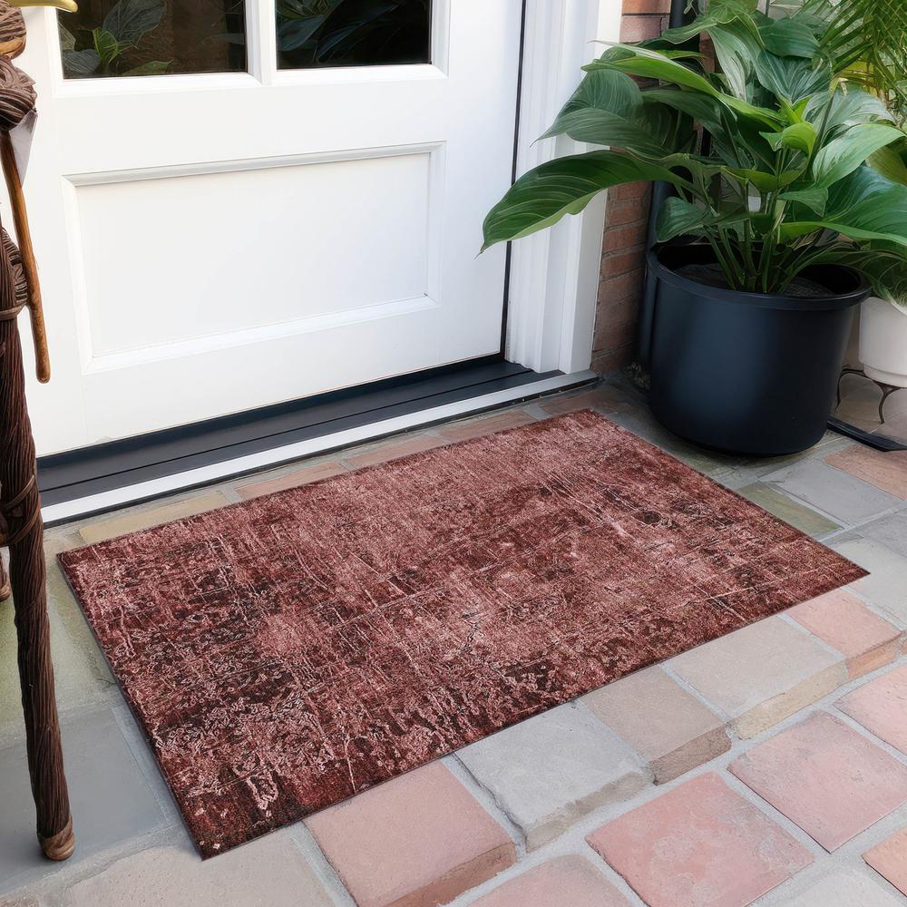 Chantille ACN559 Red 1'8" x 2'6" Rug. Picture 7