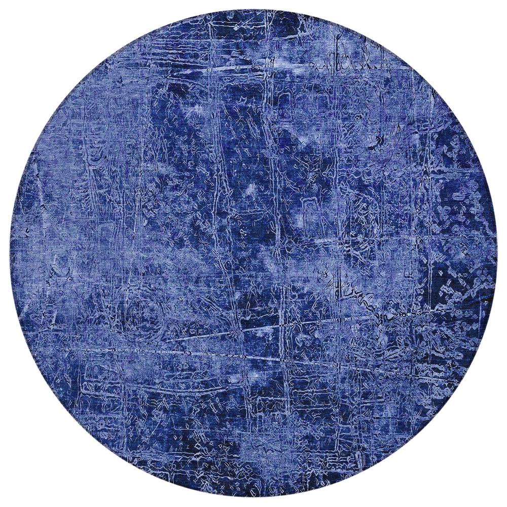Chantille ACN559 Blue 8' x 8' Rug. Picture 1