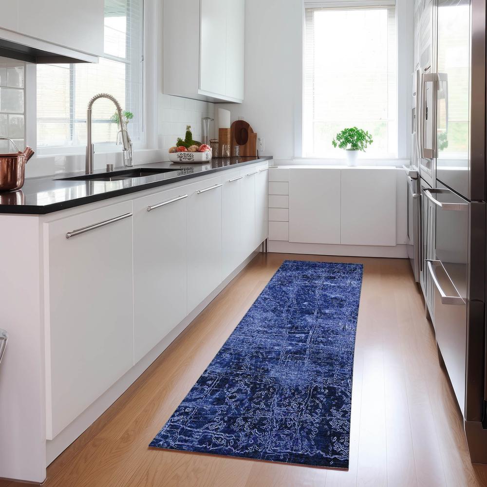 Chantille ACN559 Blue 2'3" x 7'6" Rug. Picture 6
