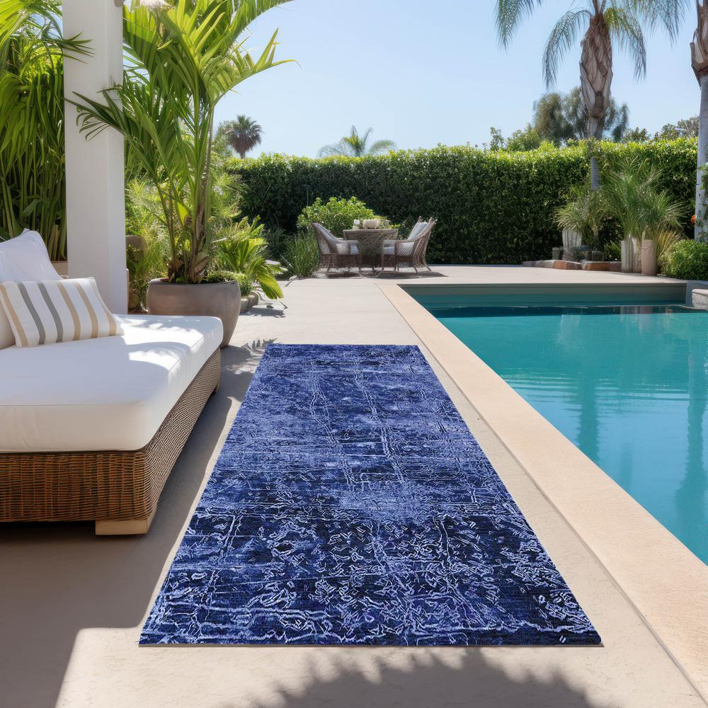 Chantille ACN559 Blue 2'3" x 7'6" Rug. Picture 7
