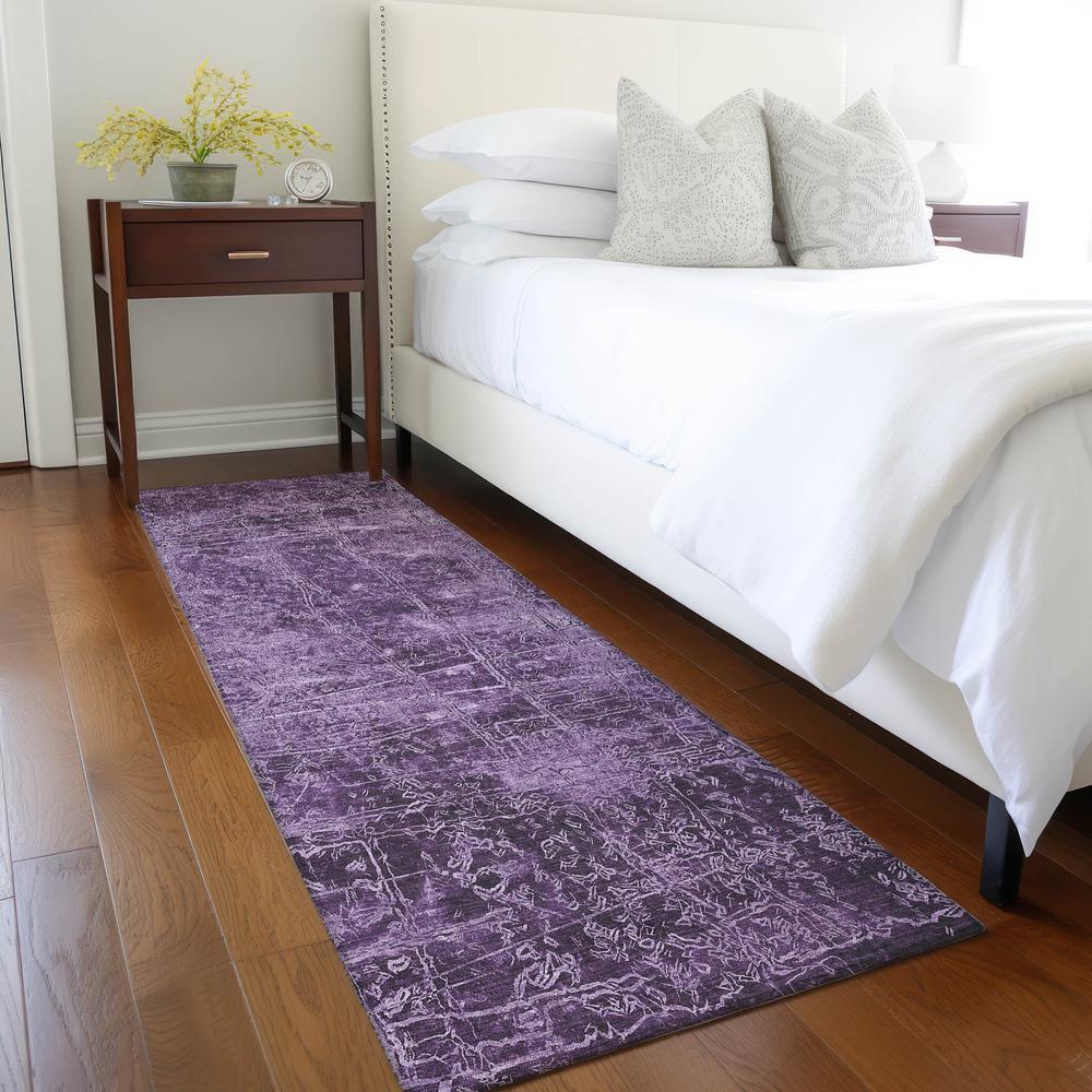 Chantille ACN559 Purple 2'3" x 7'6" Rug. Picture 6