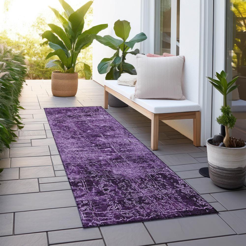 Chantille ACN559 Purple 2'3" x 7'6" Rug. Picture 7