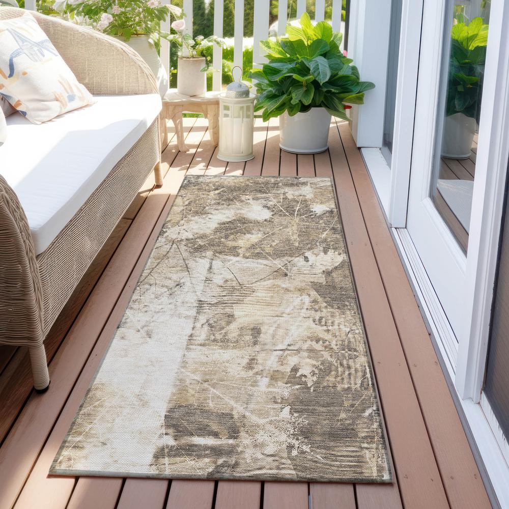 Chantille ACN560 Brown 2'3" x 7'6" Rug. Picture 7