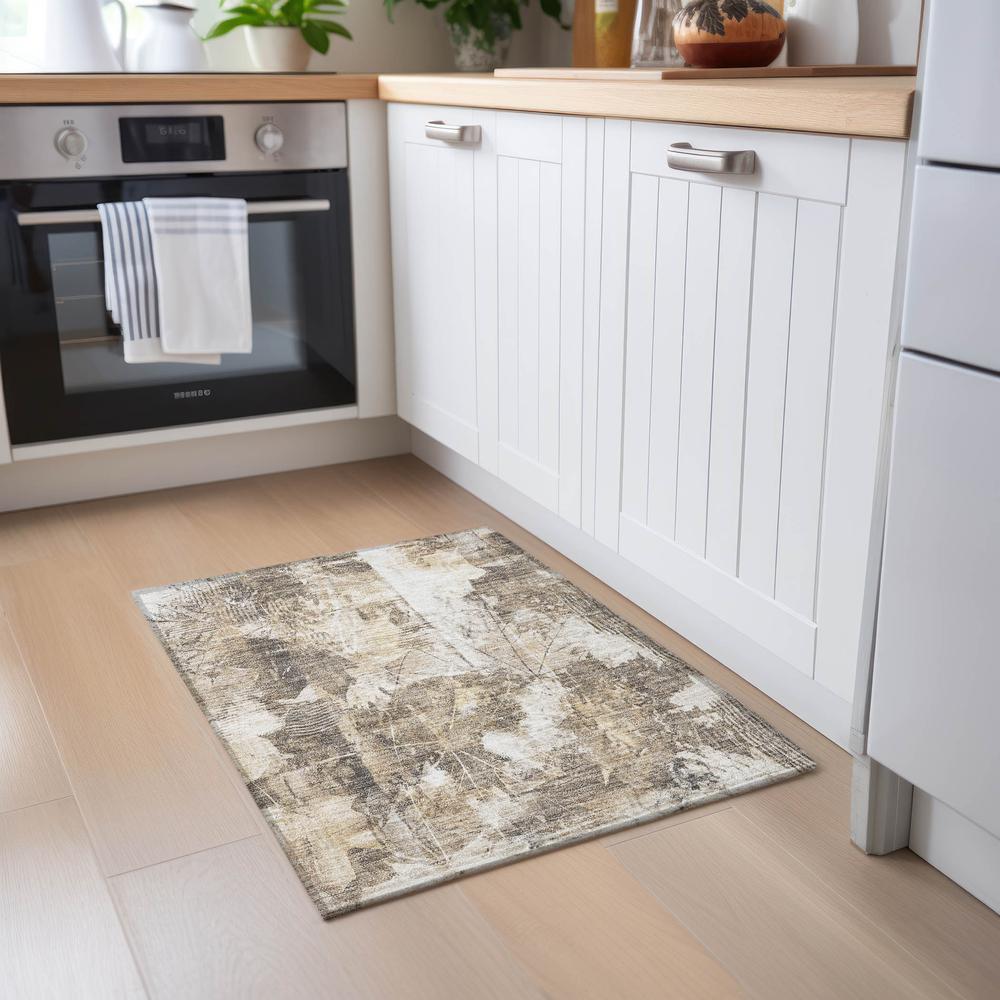 Chantille ACN560 Brown 1'8" x 2'6" Rug. Picture 7