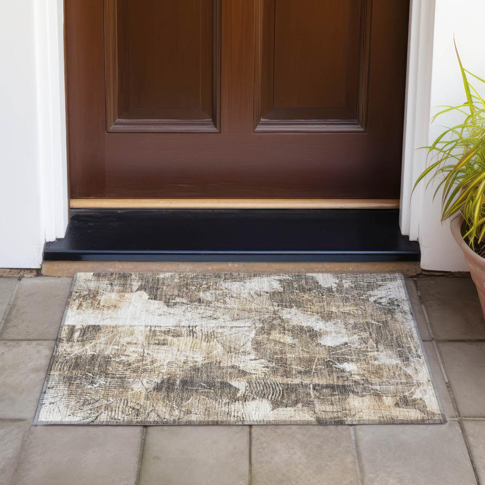 Chantille ACN560 Brown 1'8" x 2'6" Rug. Picture 8
