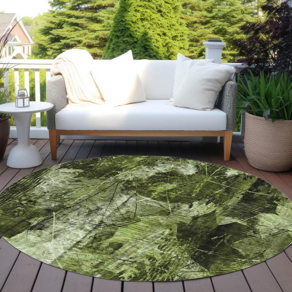 Chantille ACN560 Green 8' x 8' Rug. Picture 7