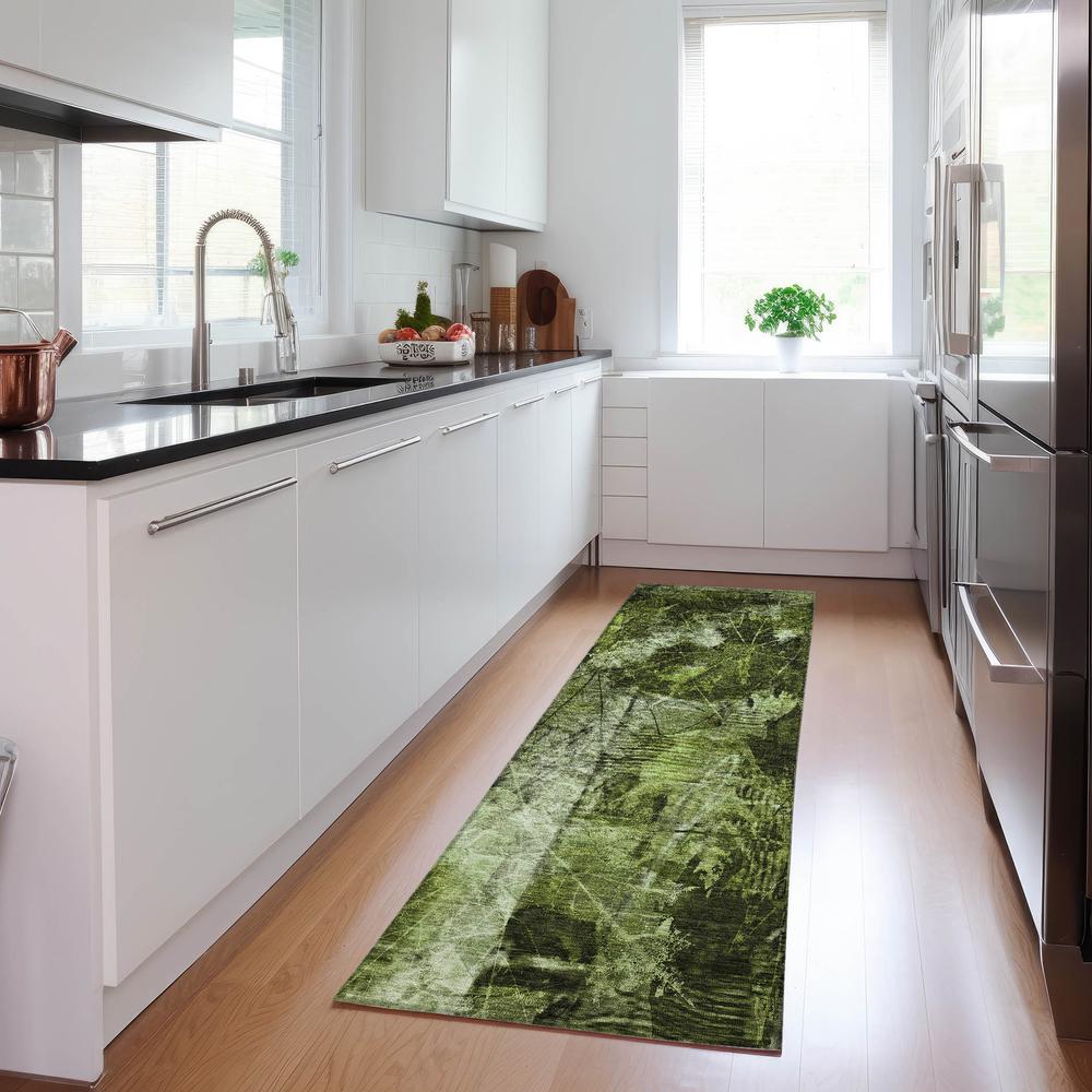 Chantille ACN560 Green 2'3" x 7'6" Rug. Picture 6