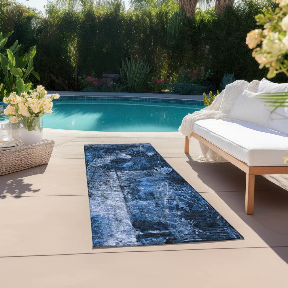 Chantille ACN560 Blue 2'3" x 7'6" Rug. Picture 7