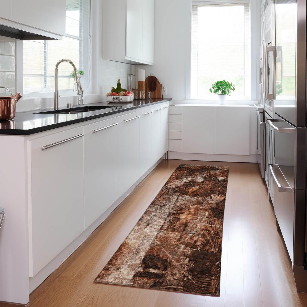 Chantille ACN560 Orange 2'3" x 7'6" Rug. Picture 6