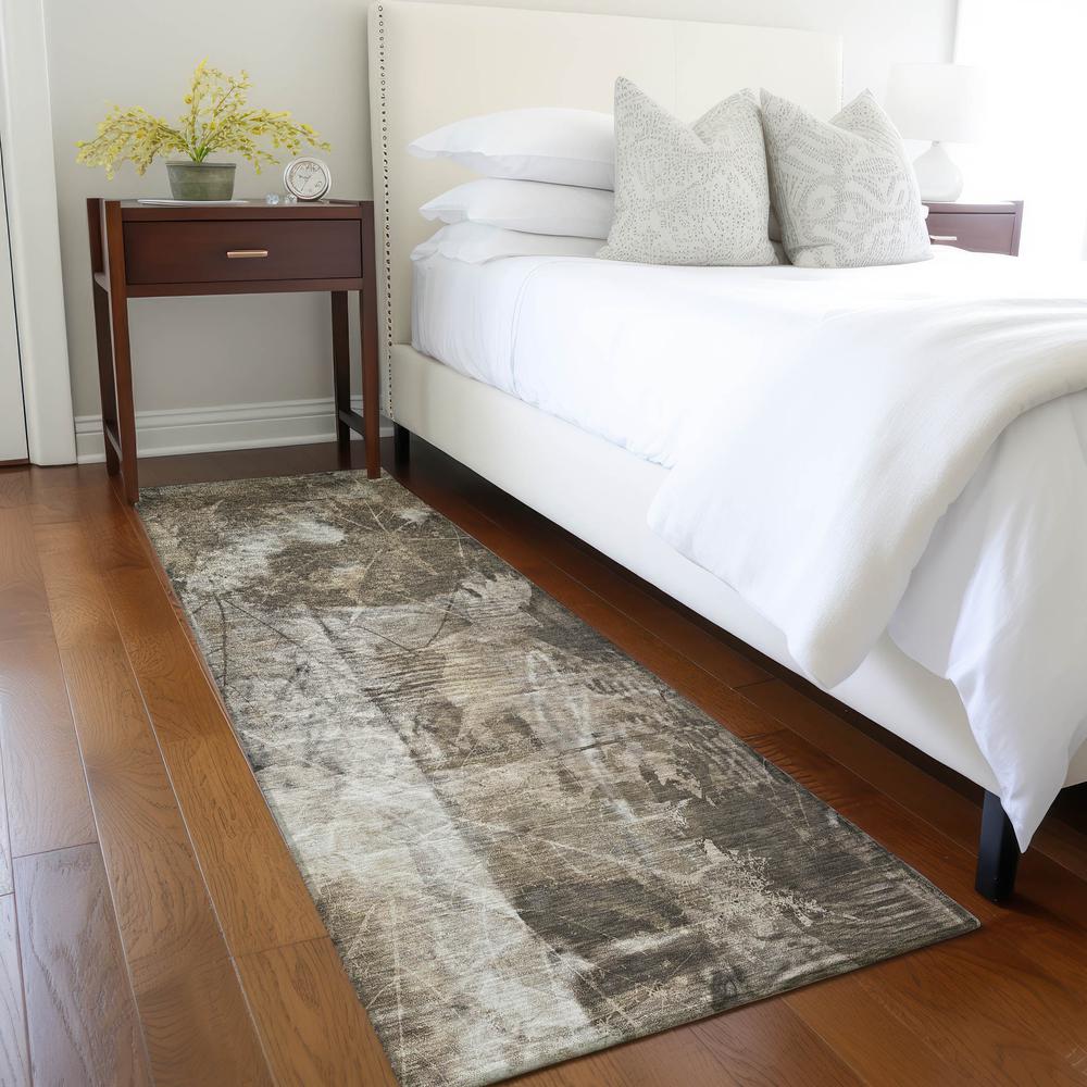 Chantille ACN560 Brown 2'3" x 7'6" Rug. Picture 7