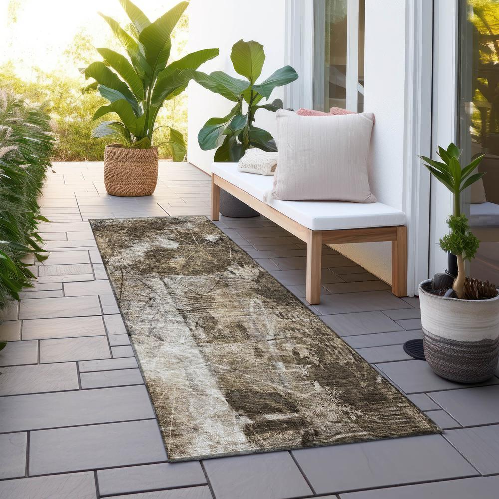 Chantille ACN560 Brown 2'3" x 7'6" Rug. Picture 8