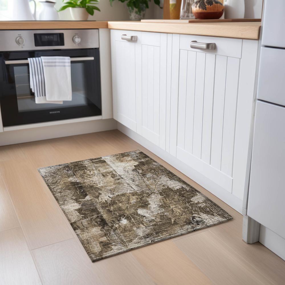 Chantille ACN560 Brown 1'8" x 2'6" Rug. Picture 6