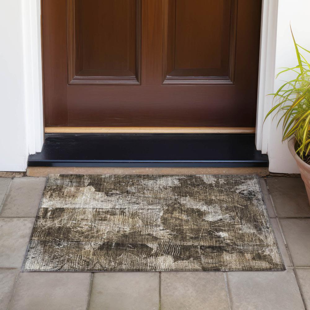 Chantille ACN560 Brown 1'8" x 2'6" Rug. Picture 7
