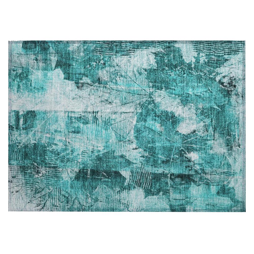 Chantille ACN560 Teal 1'8" x 2'6" Rug. Picture 1