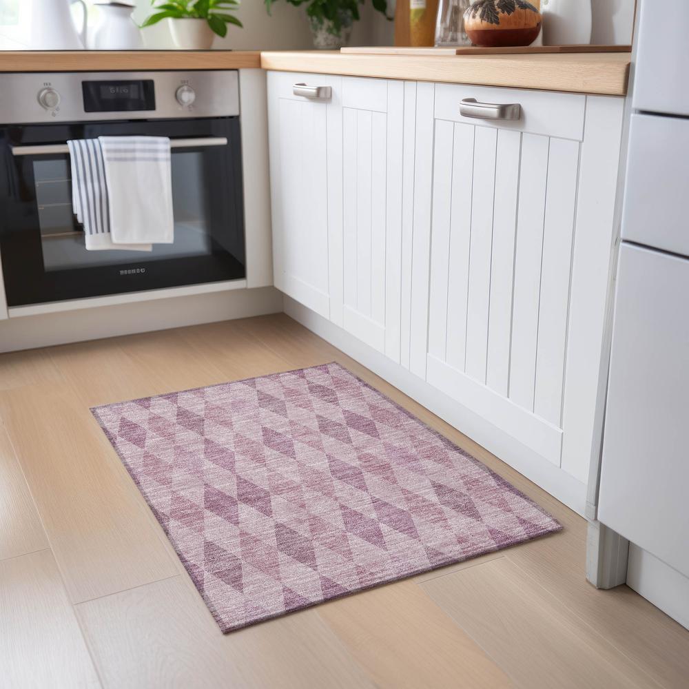 Chantille ACN561 Pink 1'8" x 2'6" Rug. Picture 6