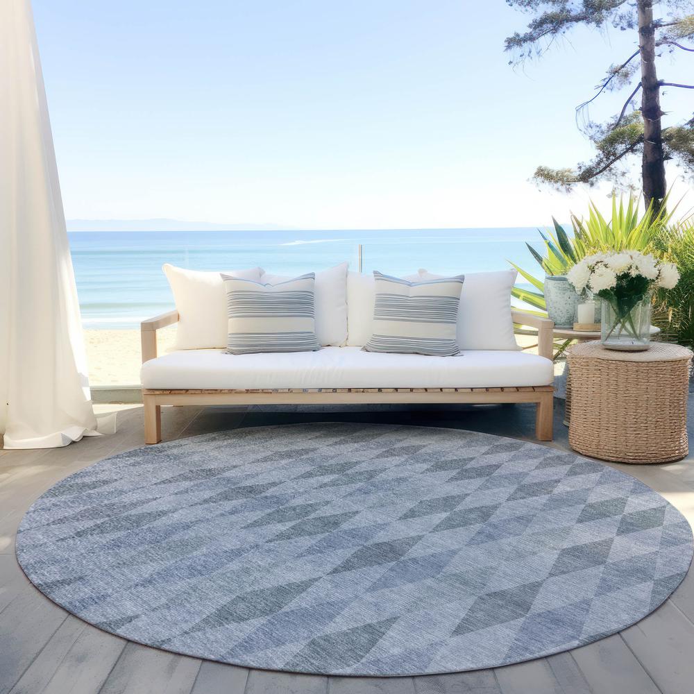 Chantille ACN561 Blue 8' x 8' Rug. Picture 7