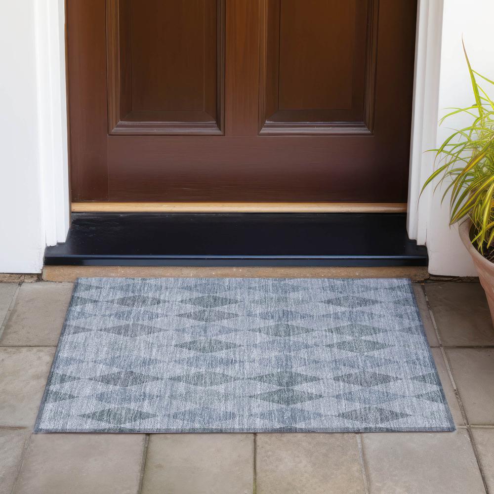 Chantille ACN561 Blue 1'8" x 2'6" Rug. Picture 7