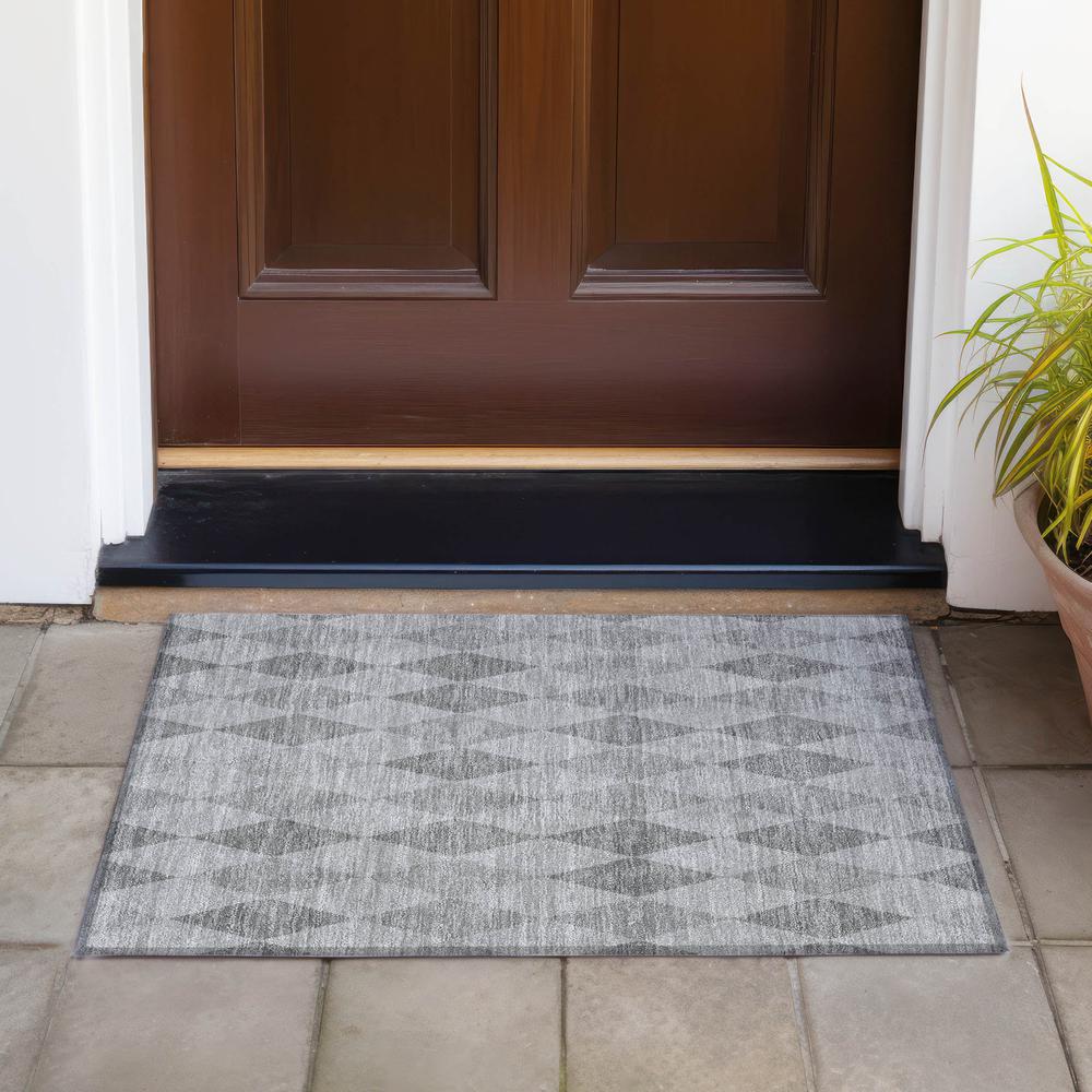 Chantille ACN561 Gray 1'8" x 2'6" Rug. Picture 7