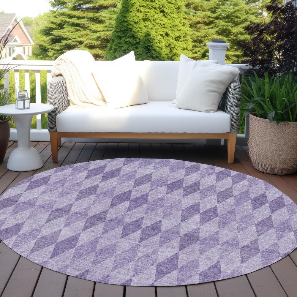 Chantille ACN561 Purple 8' x 8' Rug. Picture 7
