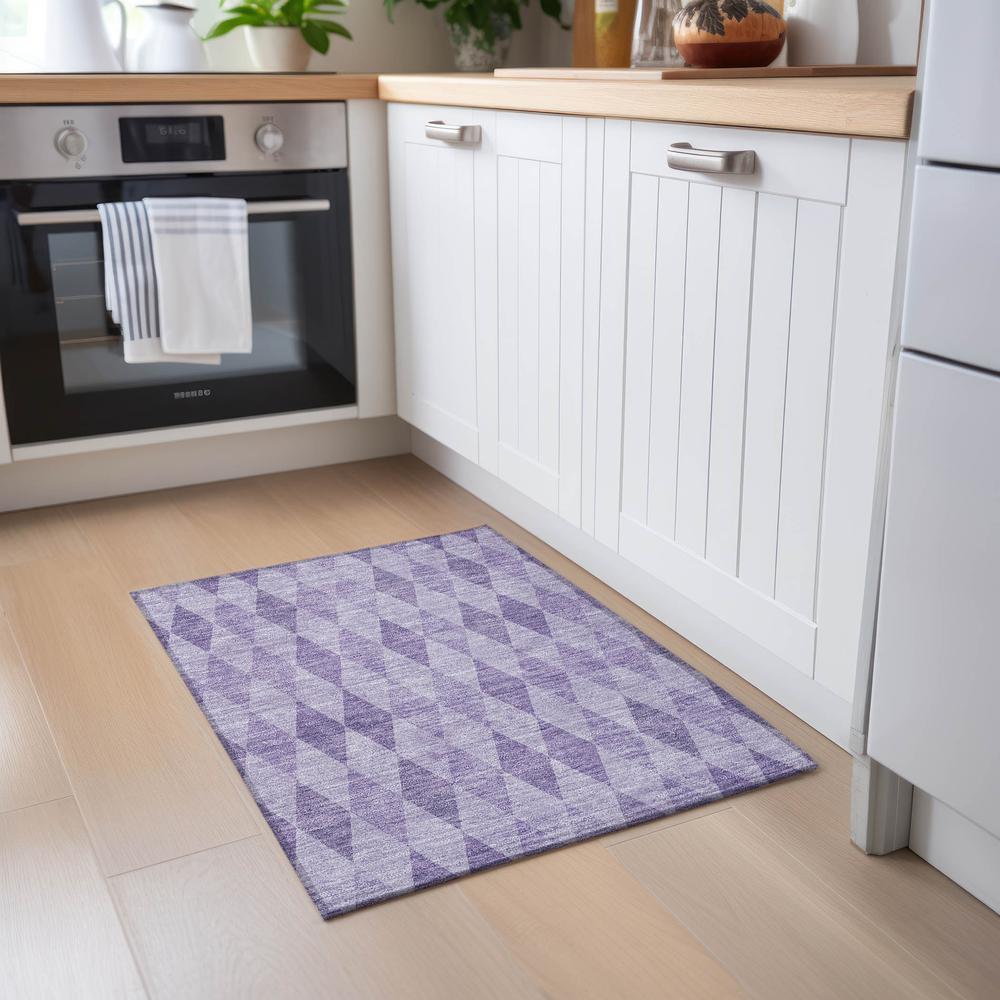 Chantille ACN561 Purple 1'8" x 2'6" Rug. Picture 6