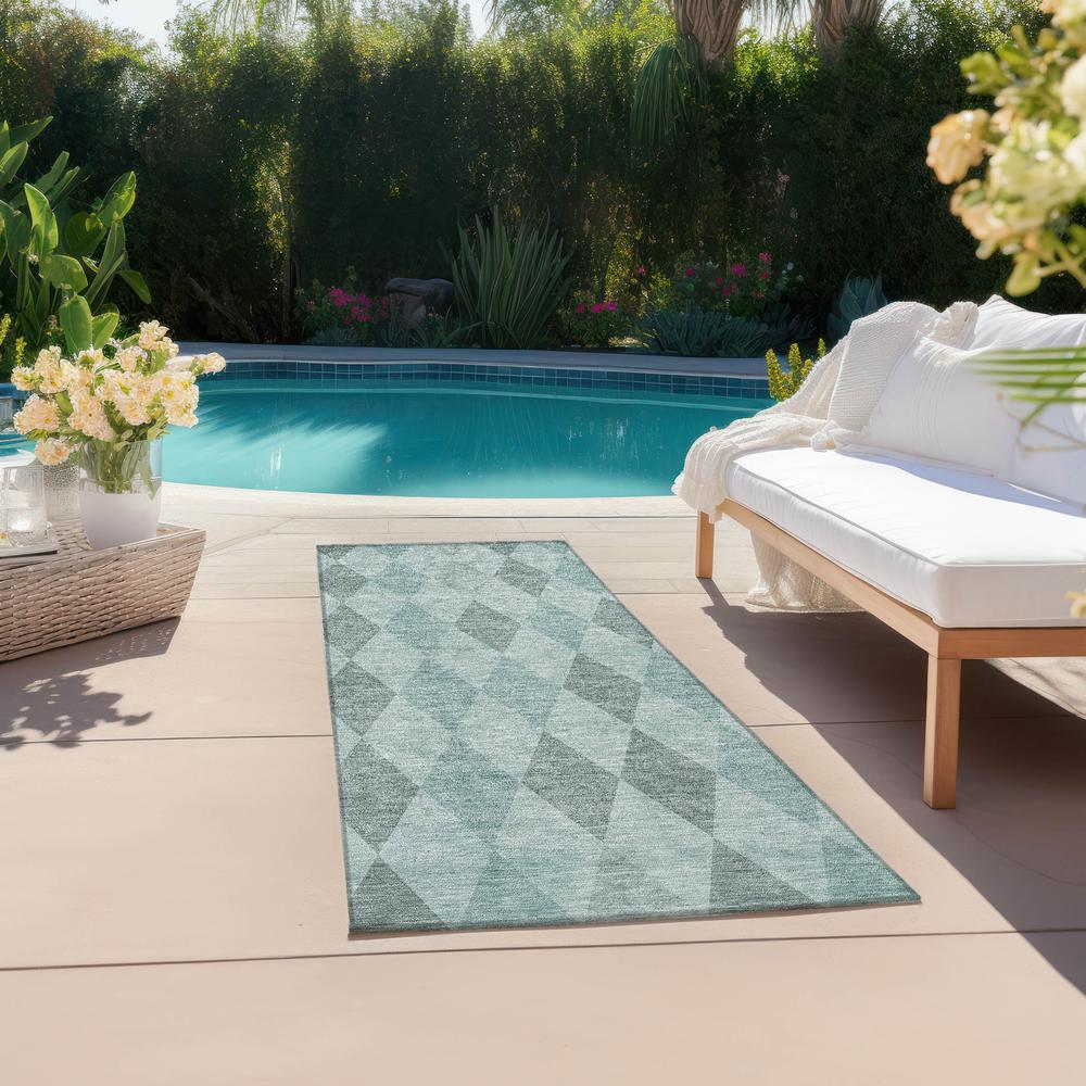 Chantille ACN561 Teal 2'3" x 7'6" Rug. Picture 7