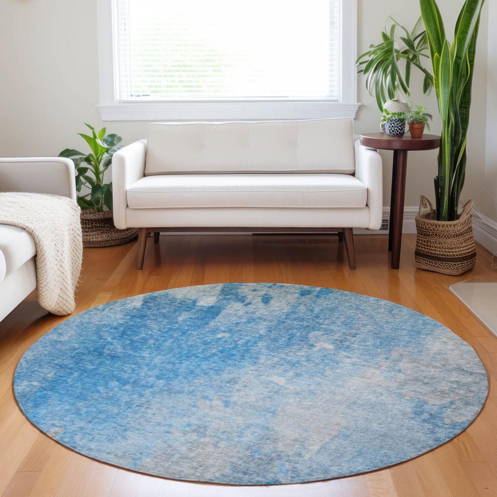 Chantille ACN562 Blue 8' x 8' Rug. Picture 6