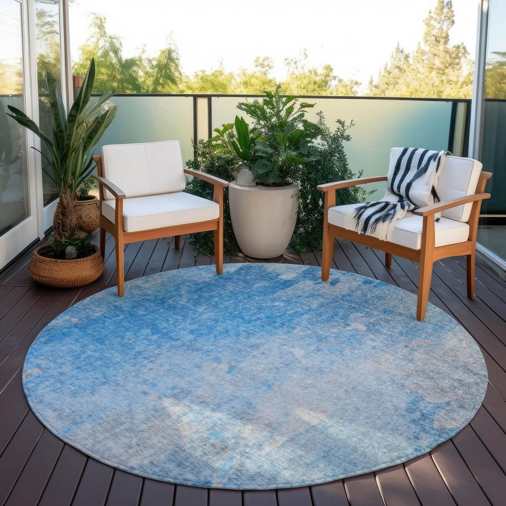 Chantille ACN562 Blue 8' x 8' Rug. Picture 7