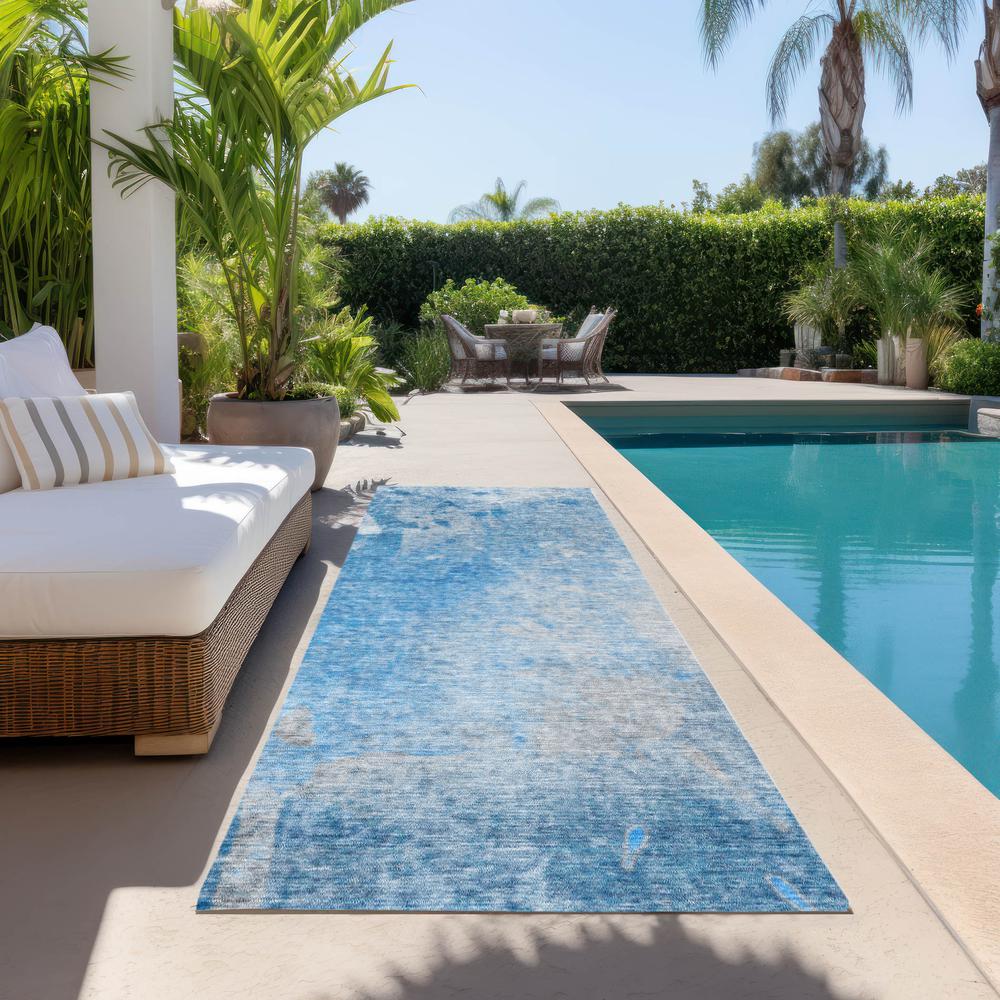 Chantille ACN562 Blue 2'3" x 7'6" Rug. Picture 7