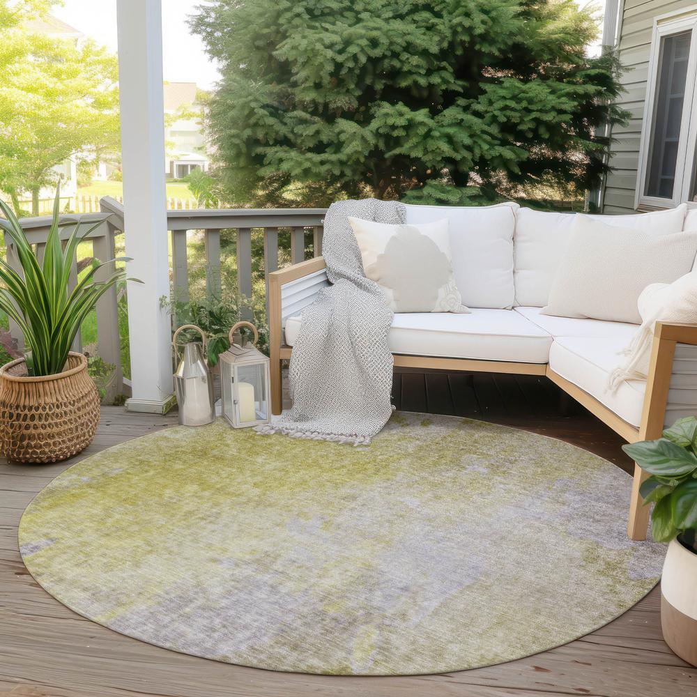 Chantille ACN562 Gold 8' x 8' Rug. Picture 7