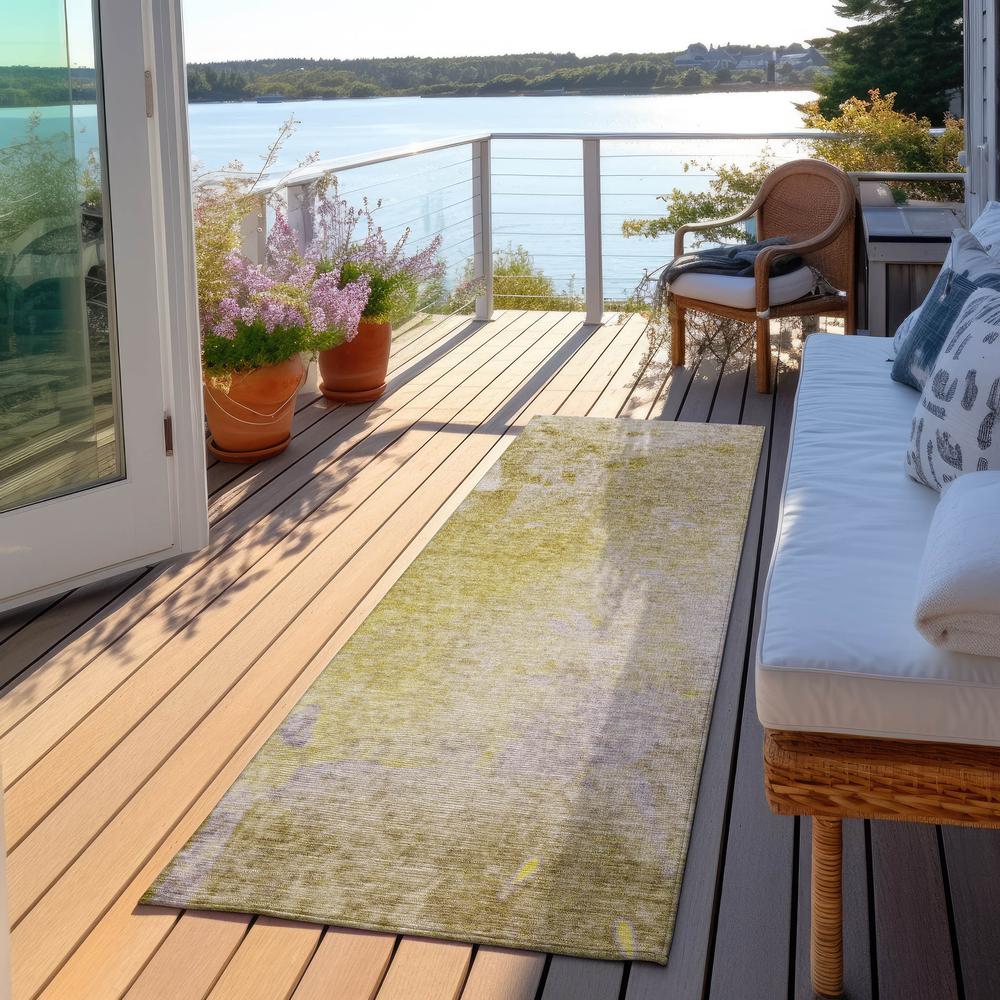 Chantille ACN562 Gold 2'3" x 7'6" Rug. Picture 7