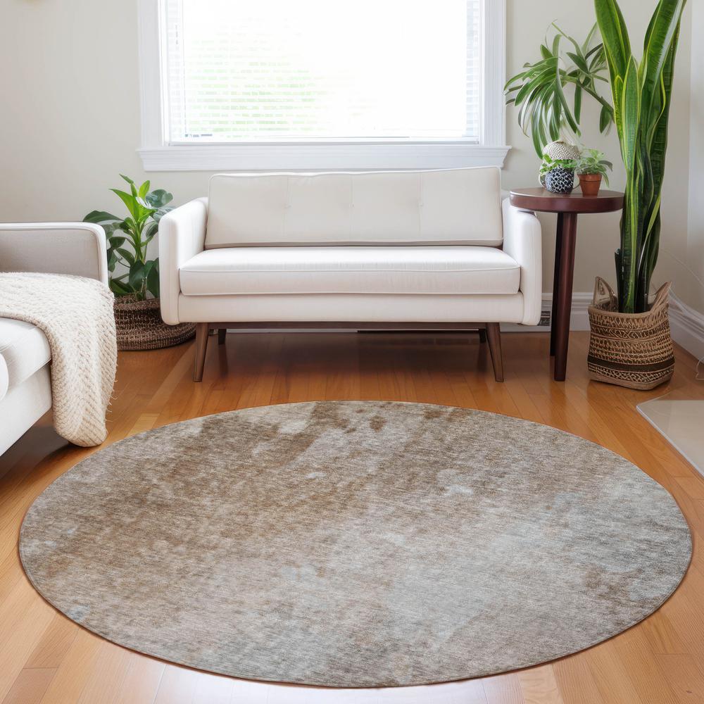 Chantille ACN562 Brown 8' x 8' Rug. Picture 6