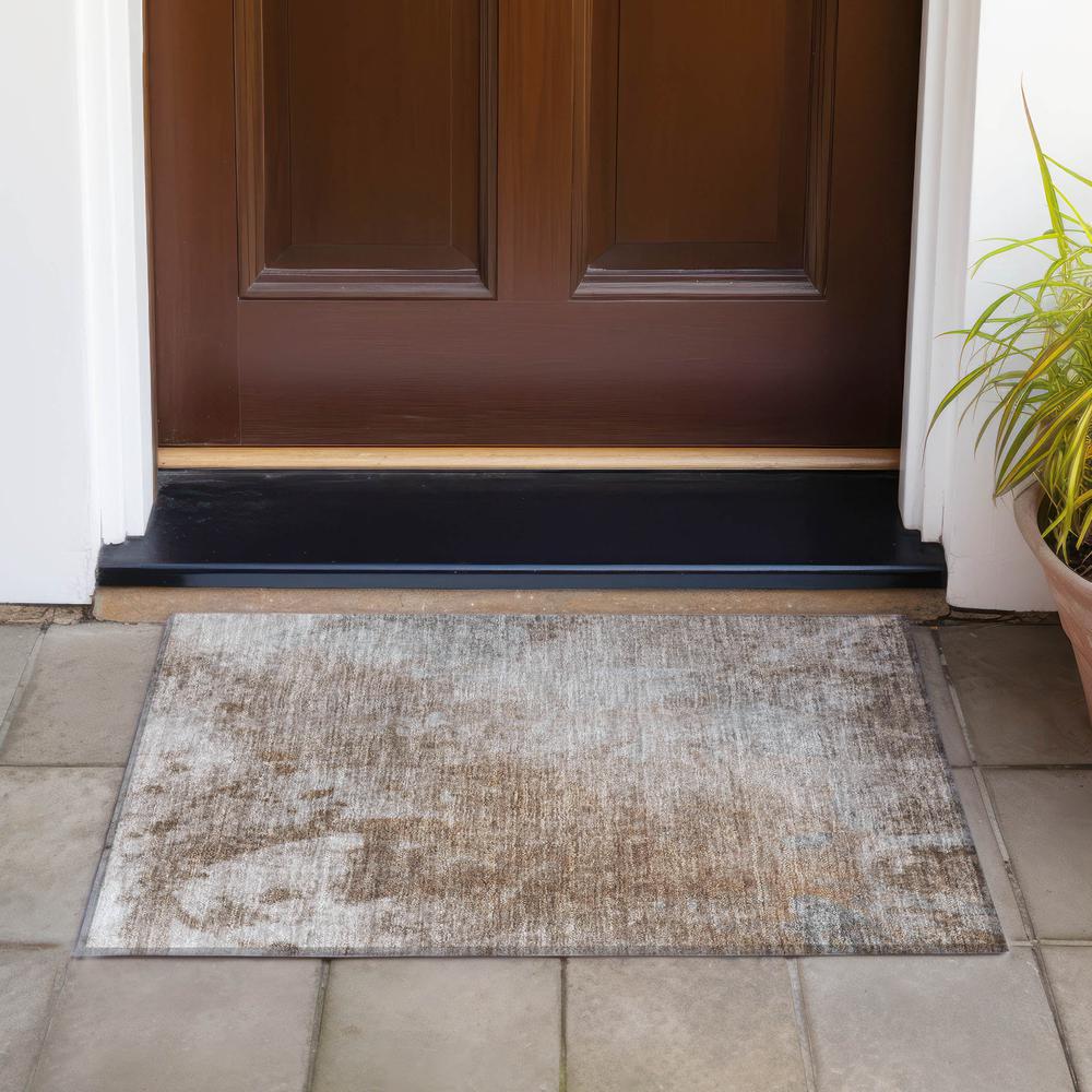 Chantille ACN562 Brown 1'8" x 2'6" Rug. Picture 7