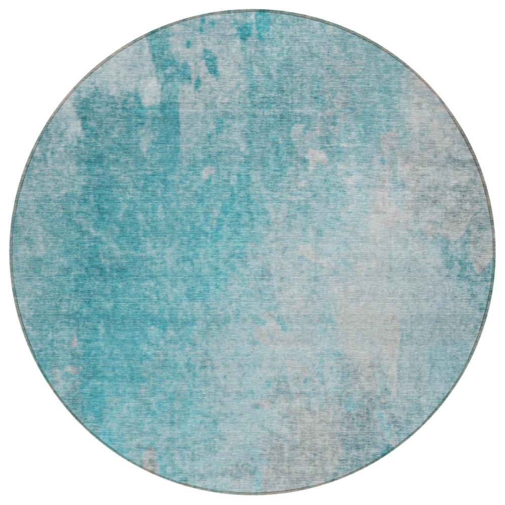 Chantille ACN562 Teal 8' x 8' Rug. Picture 1