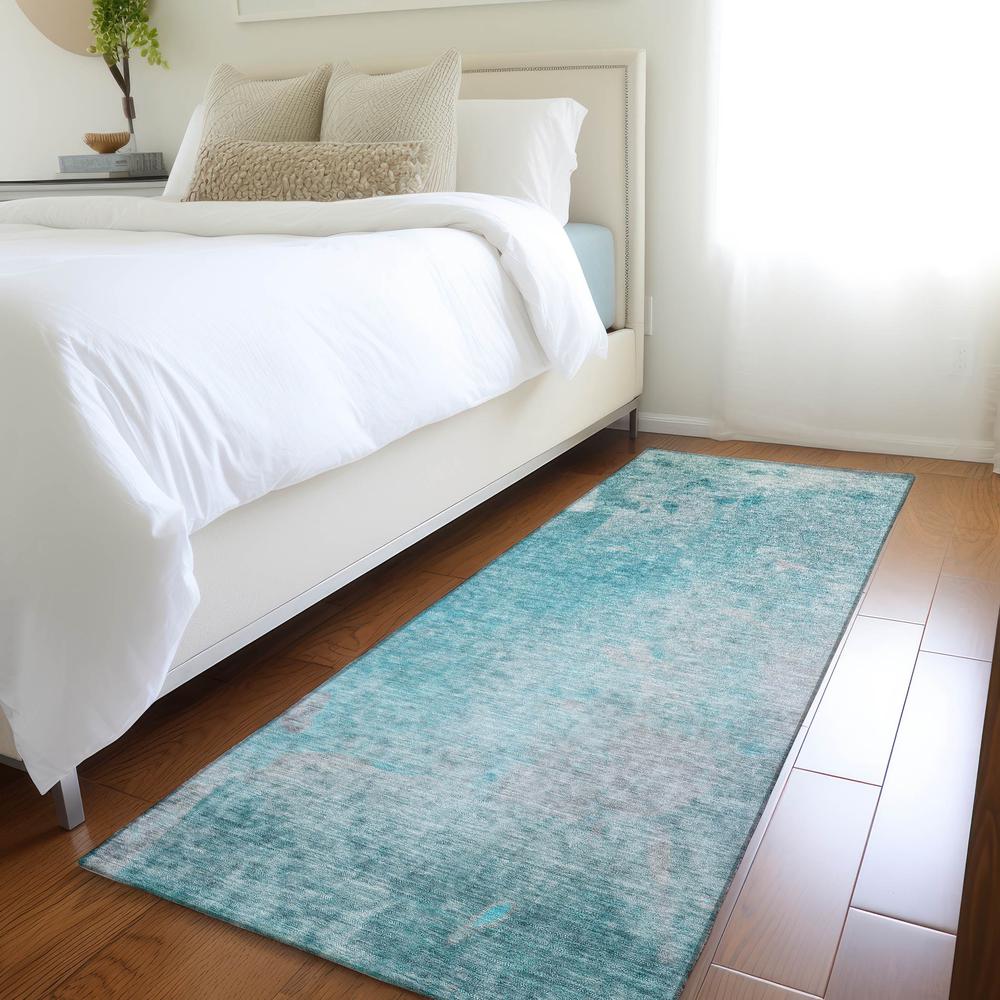 Chantille ACN562 Teal 2'3" x 7'6" Rug. Picture 6
