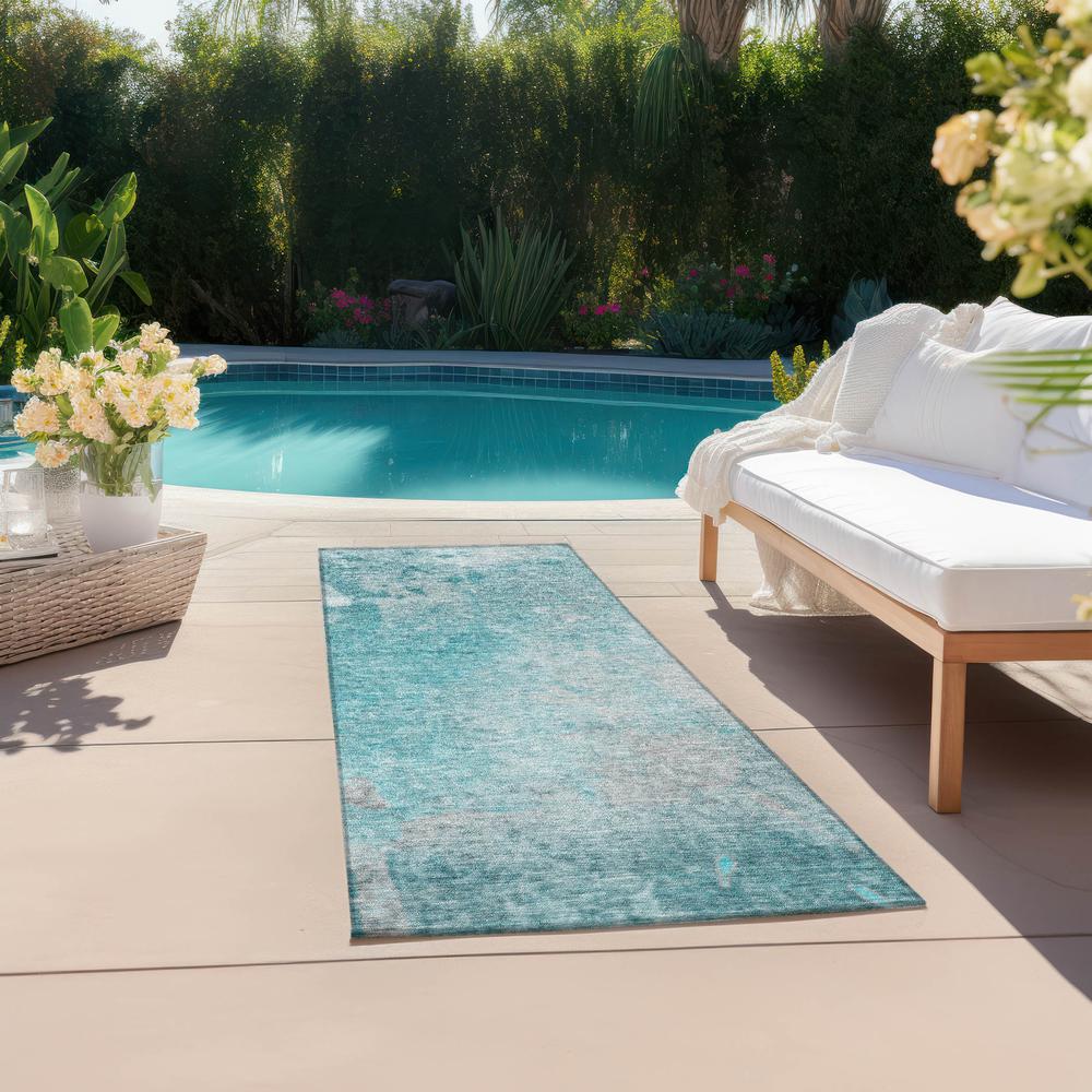 Chantille ACN562 Teal 2'3" x 7'6" Rug. Picture 7