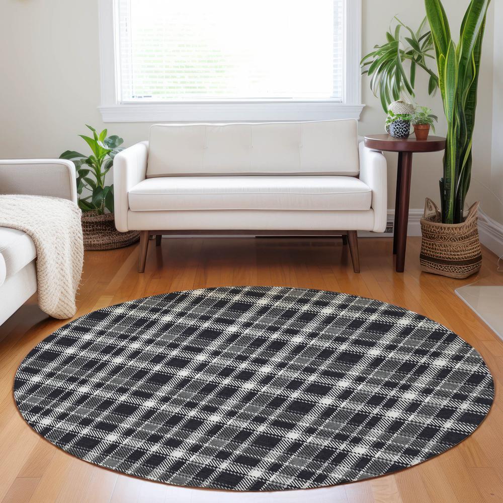 Chantille ACN563 Black 8' x 8' Rug. Picture 6