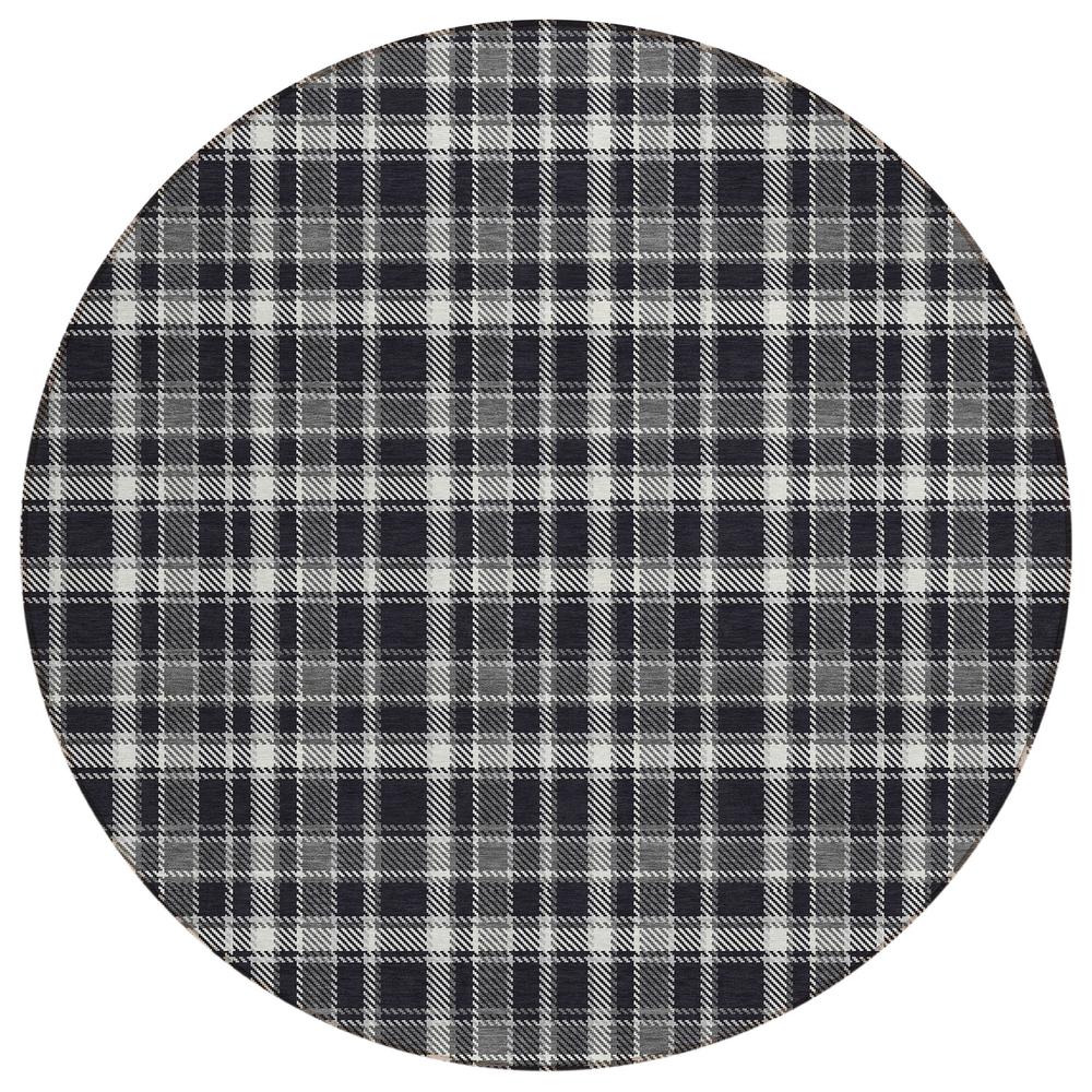 Chantille ACN563 Black 8' x 8' Rug. Picture 1