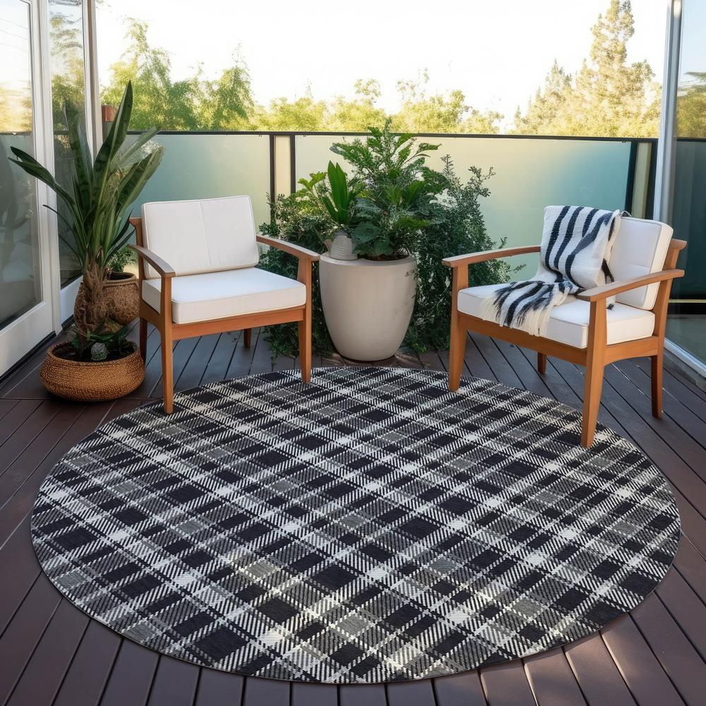 Chantille ACN563 Black 8' x 8' Rug. Picture 7
