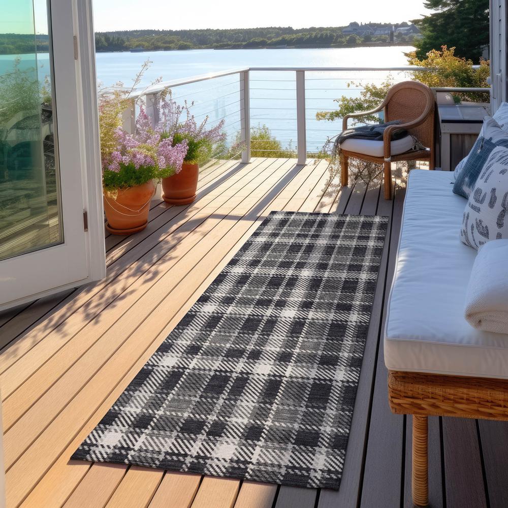 Chantille ACN563 Black 2'3" x 7'6" Rug. Picture 7
