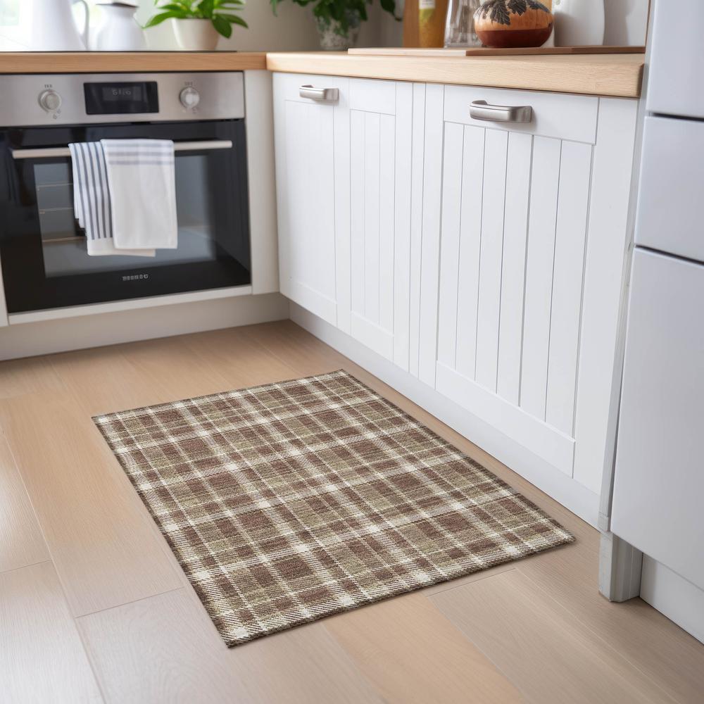 Chantille ACN563 Brown 1'8" x 2'6" Rug. Picture 6