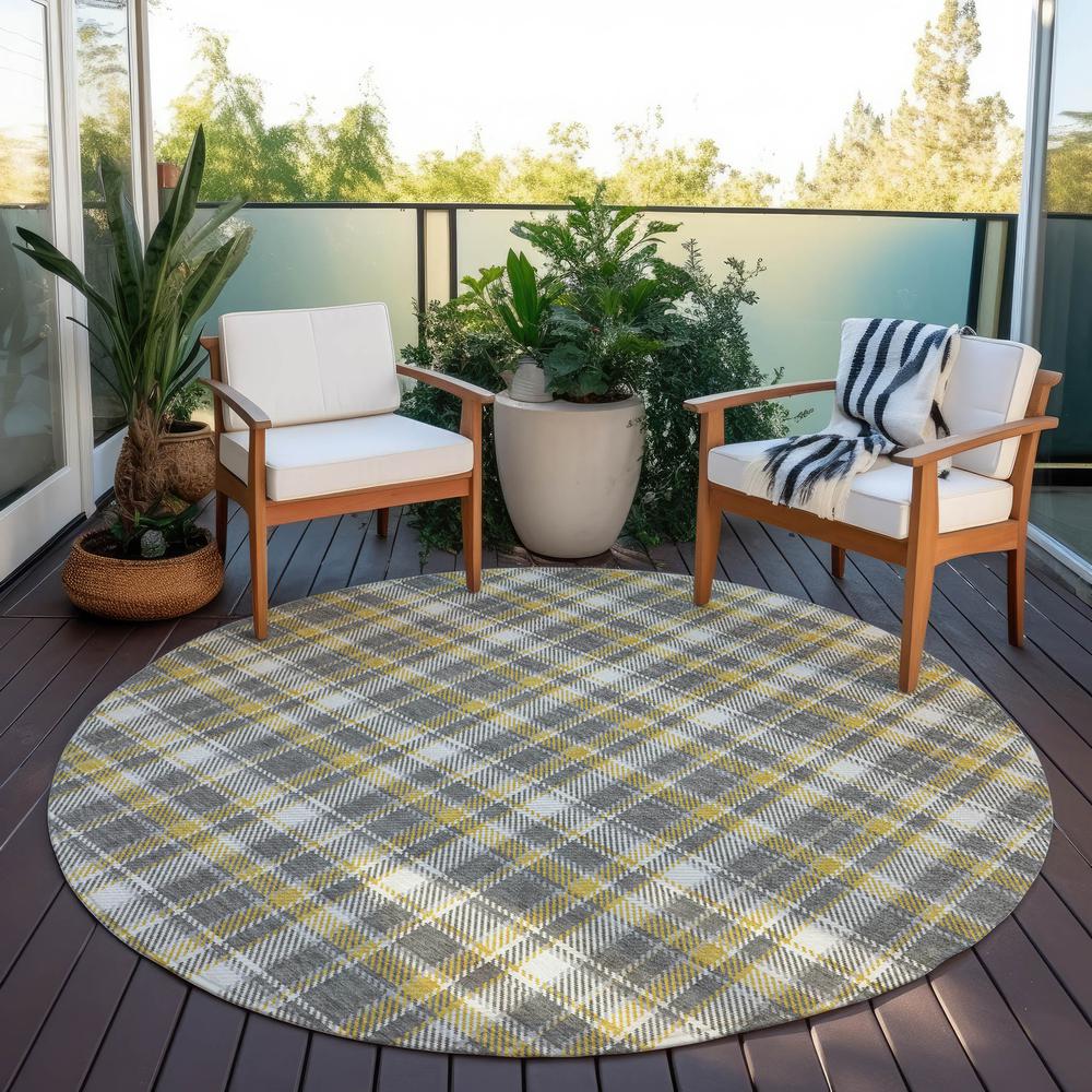 Chantille ACN563 Gray 8' x 8' Rug. Picture 7