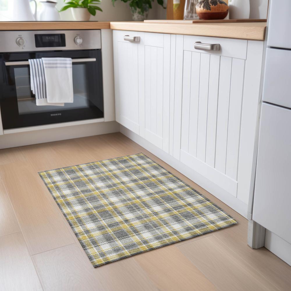 Chantille ACN563 Gray 1'8" x 2'6" Rug. Picture 6