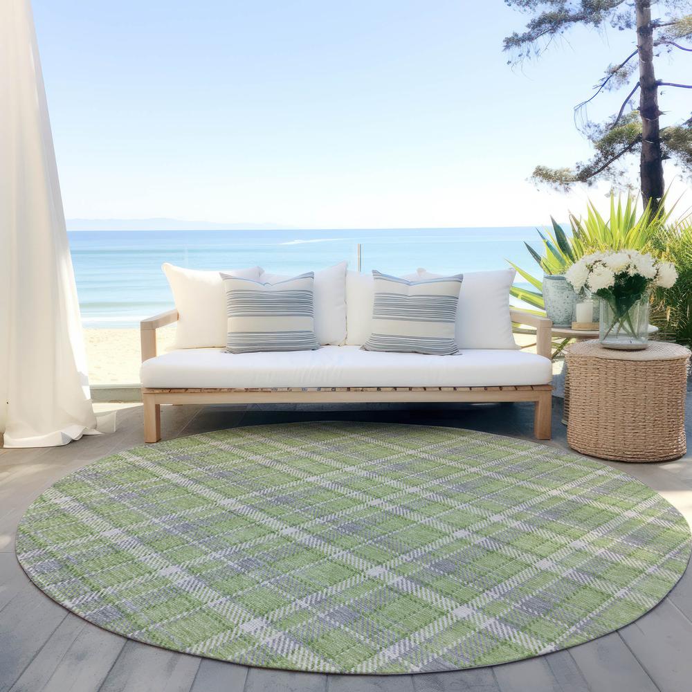 Chantille ACN563 Green 8' x 8' Rug. Picture 7