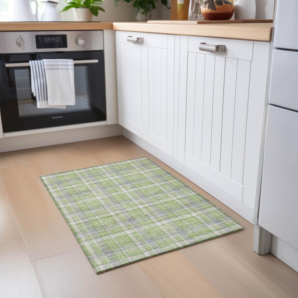 Chantille ACN563 Green 1'8" x 2'6" Rug. Picture 6