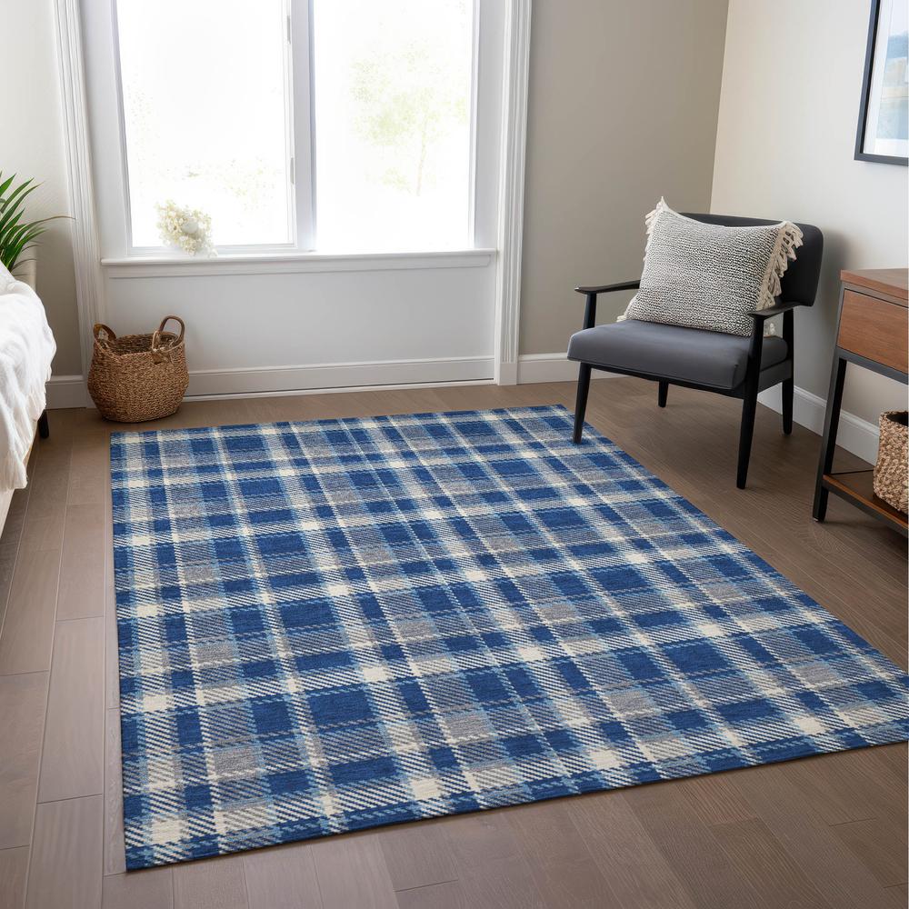 Chantille ACN563 Blue 2'6" x 3'10" Rug. Picture 7