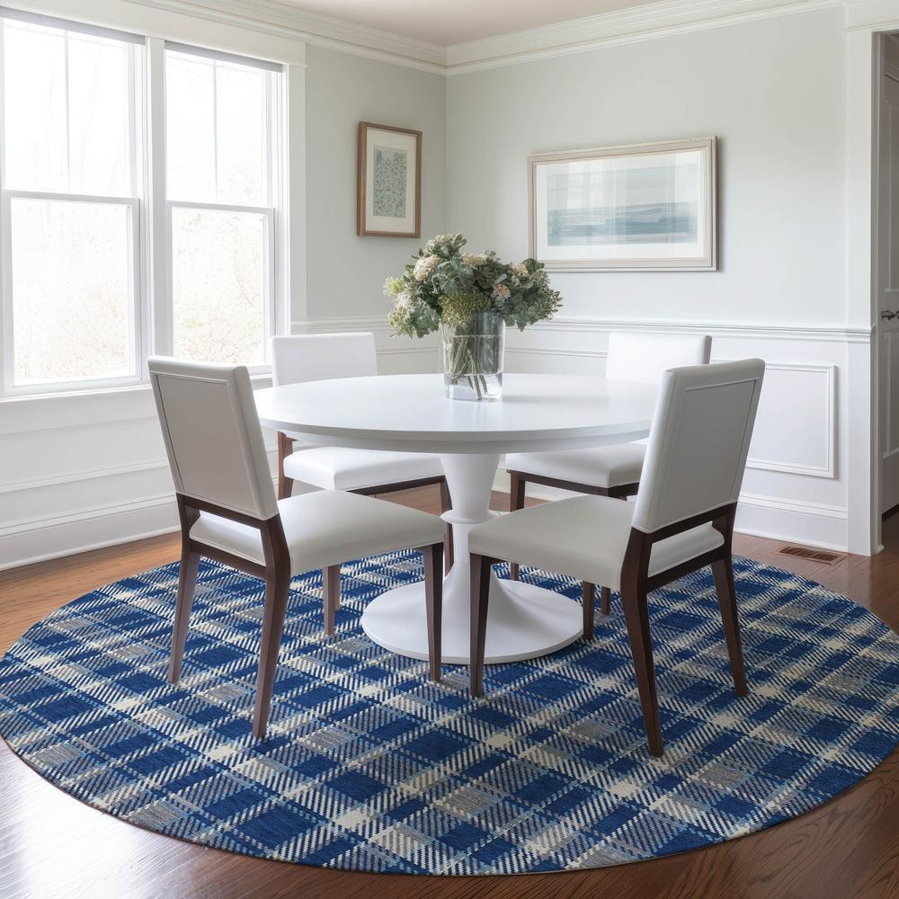 Chantille ACN563 Blue 8' x 8' Rug. Picture 6